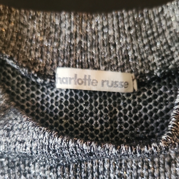 Charlotte Russe Metallic Sweater - Picture 2 of 10